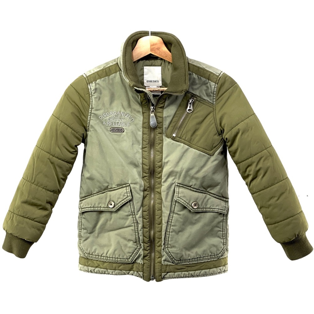Diesel Olive Green Kids Jacket